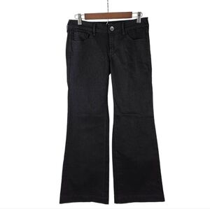 Ariat Denim Strecthy Ebony Black Flared Wide Leg Trouser Jeans.
